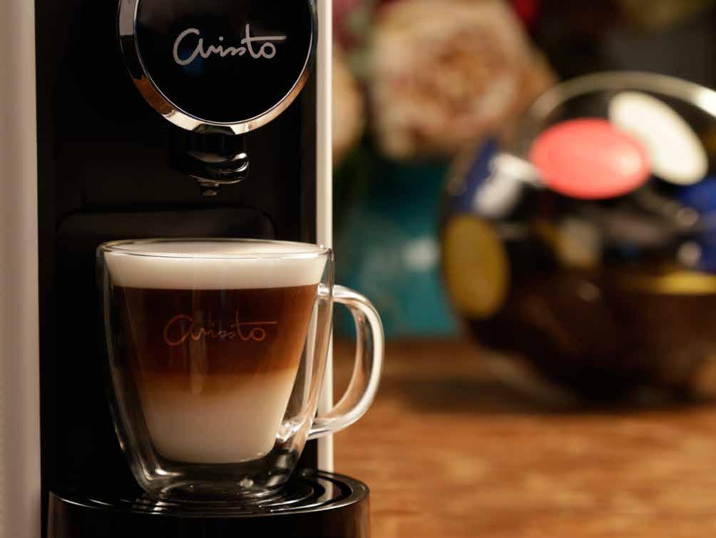 ARISSTO Smart Coffee Machine uses 19 bars of