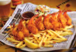 Bubba s Shrimp Specials Shrimp is the fruit of the sea you can barbeque it, boil it, broil it, bake it, steam it, stuff it... Add a Garden Salad or Caesar Salad for 4.