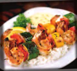 Lots of tender Shrimp broiled with Butter, Garlic, and Spices, and served with Jasmine Rice. 16.89 I m Stuffed!