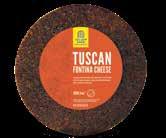 Our Tuscan variety is a more classic blend of Italian herbs and spices. Both are delicious and delightful additions to any cheese case!
