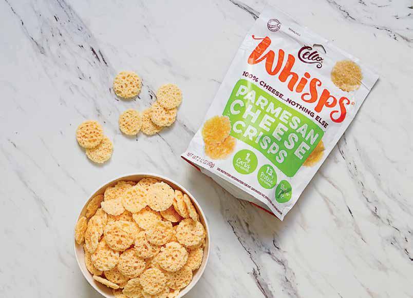 The perfect snack food, Whisps are made from just one wholesome ingredient, our very own Wisconsin cheese baked into airy, crispy Whispy! bites.