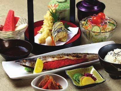 RM59 BBQ Japanese eel, sashimi, assorted sushi and tempura served with egg