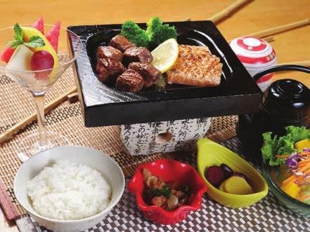 SUSHI & TEMPURA GOZEN RM68 Vinegared sushi rice top