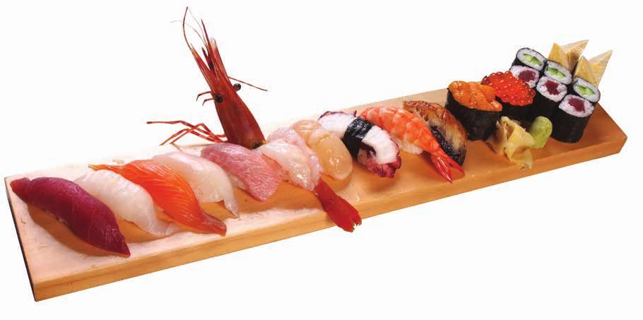 pieces salmon sushi RM38 The symbol of Japanese food culture, created through the artful skills