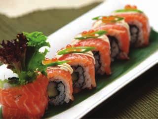 NORWAY ROLL RM29 California roll layered
