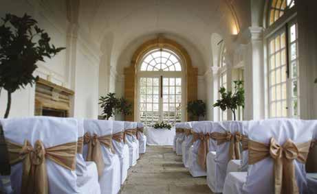 THE SETTING We offer one overall venue hire cost giving you the freedom to use as many of our facilities as you wish to suit the style and theme of your wedding.