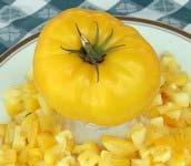 tomatoes that are richly sweet with a clean slightly acidic finish in the mouth. This tomato bears heavily until frost.