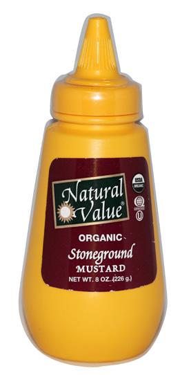 SPICES 706173-005025 12 / 8oz Organic Yellow Mustard (squeeze bottle) ORGANIC GRAIN  SPICES 706173-005049 12 / 8oz