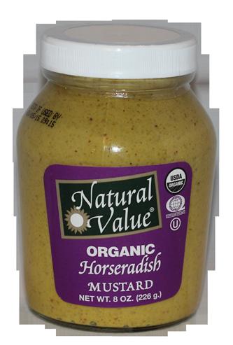MUSTARD SEED, SALT, ORGANIC SPICES 706173-005063 12 / 8oz Organic Yellow Mustard (glass jar) ORGANIC GRAIN