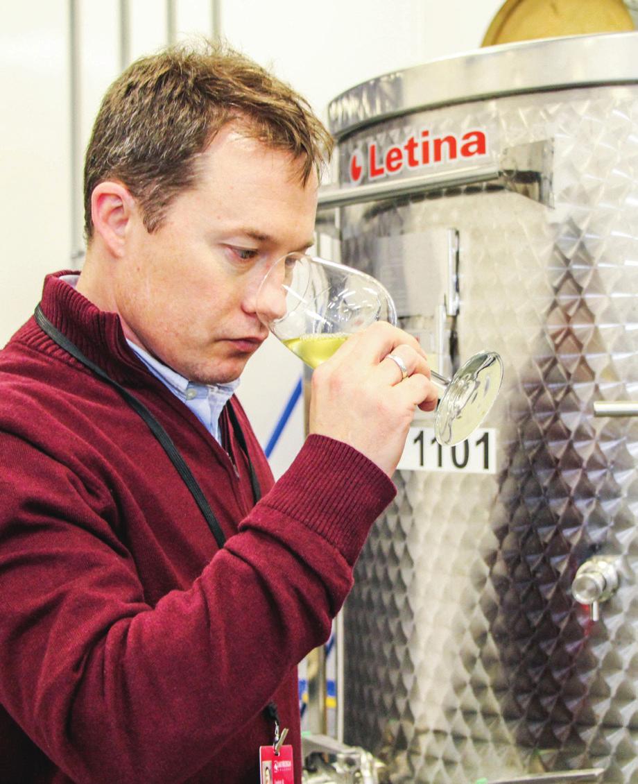 TURN YOUR PASSION FOR WINE INTO A CAREER IN JUST ONE YEAR. APPLIED SCIENCE IN WINE & VITICULTURE TECHNOLOGY FALL FIRST YEAR ENOL 101 Winemaking and Fermentation.