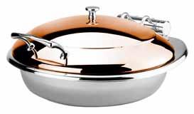 CHAFING DISHES 11 ROUND 8330001 round induction chafer 360mm food pan with stainless steel lid 8330002 round induction chafer 360mm