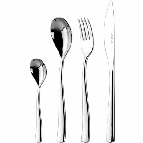 15058 cake fork 147mm 15059 table spoon 217mm 15053 dessert spoon 191mm 15054 soup spoon 182mm 15061 ice