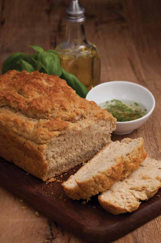 drop-style biscuit. Yields 15 biscuits. 2372 BEER BREAD MIX Mezcla de pan con sabor a cerveza Just add a can of your favorite beverage to mixture and bake! 16 oz.