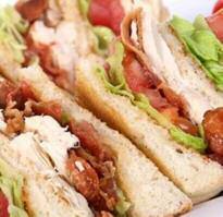 Gourmet Chicken Sandwiches Specially marinated chicken breast on a grilled bun. Add french fries or soup for 1.00 extra.