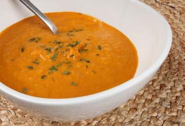 Thai Pumpkin Soup 2 tablespoons olive oil 1 large onion, chopped 1 tablespoon tomato paste 2 1 2 cups canned pumpkin 2 tablespoons fresh ginger 1 clove garlic, chopped 3 cups chicken or vegetable