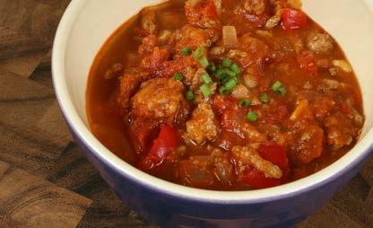Turkey Chili 1 tablespoon olive oil or coconut oil 1 1 2 pounds ground turkey 1 medium onion, chopped 3 cloves garlic, minced 1 medium red bell pepper, chopped 1 (16-ounce) can canned pumpkin purée 3