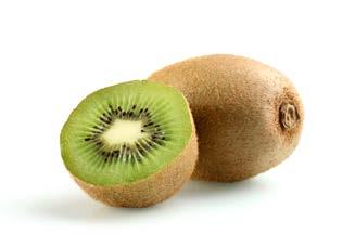 Kiwis Did you know that one kiwi has twice the amount of vitamin C of oranges? As a matter of fact, kiwi fruit is the most nutrient-dense of all fruits (in second place is papaya).