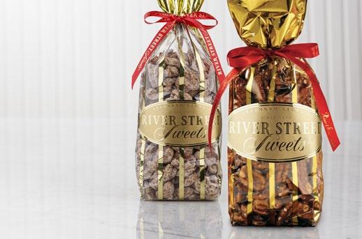 SATISFACTION GUARANTEED Love it or we ll replace or refund. It s that simple! Candied Pecans Our chefs use mammoth size Georgia Pecans to make these delicious pecan treats that no one can resist!