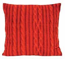 x 5 w. Min. 6 $4.50 7 71772 73852 0 RT3667-30 Cozy cable knit red fleece throw.