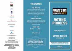 Registered outlets were able to promote their participation to their customers online and through printed voting slips.