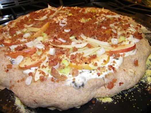 Spelt Crust Pizza Ingredients: 2 cups whole grain spelt flour (8 oz.) or other grains such as kamut, wheat, rye.