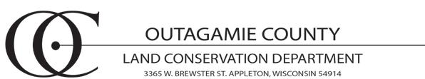 Outagamie County LCD Wisconsin Department of Natural Resources (Appleton) (920) 832-5073 (920) 832-2746 Natural Resources Conservation Service Prairie Nursery (Prairie seed only) (Appleton) (920)