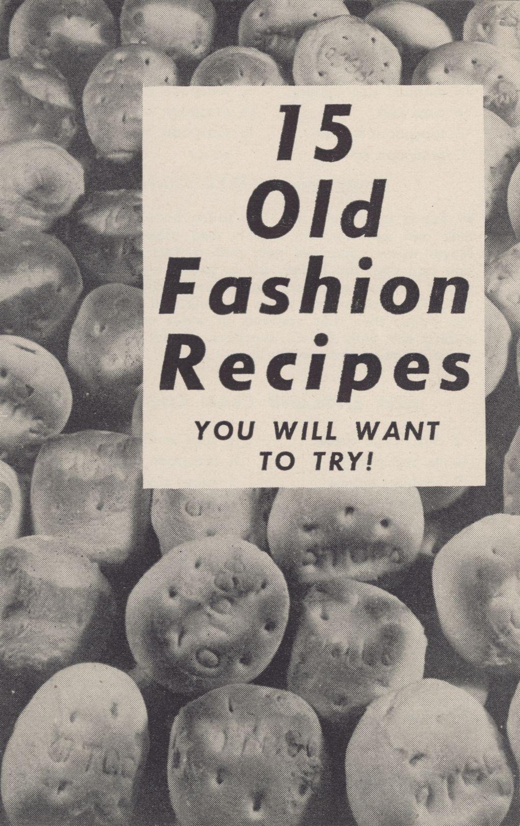 Old Fashion Recipes