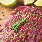 Seasoning the meat with salt and pepper is best done after the meat is cooked because salt