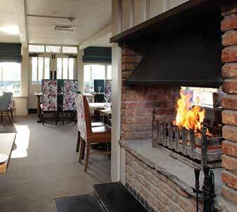 Roaring log fires and stunning views out over the countryside create the perfect setting for a delicious meal in our stylish and comfortable restaurant.