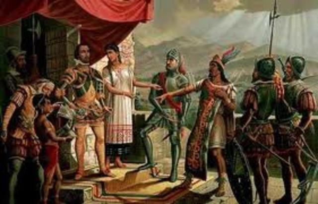 Cortes and the Aztecs On November 8, 1519, Cortés marched into Tenochtitlán The city was much larger than any