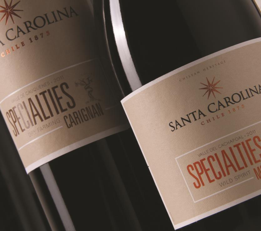 SPECIALTIES The Specialties range is about re-discovery, about old and forgotten grape