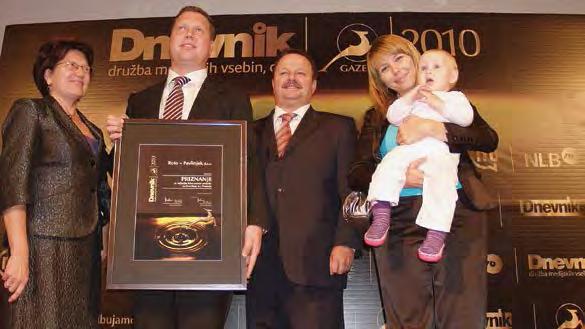 Podjetje je leta 2010 prejelo gazelo za najhitreje rastoče podjetje na Dravskem in v Pomurju Na fotografiji sta starša, sin in hči ter vnukinja Razvijajo številne nove izdelke, v povprečju tudi po