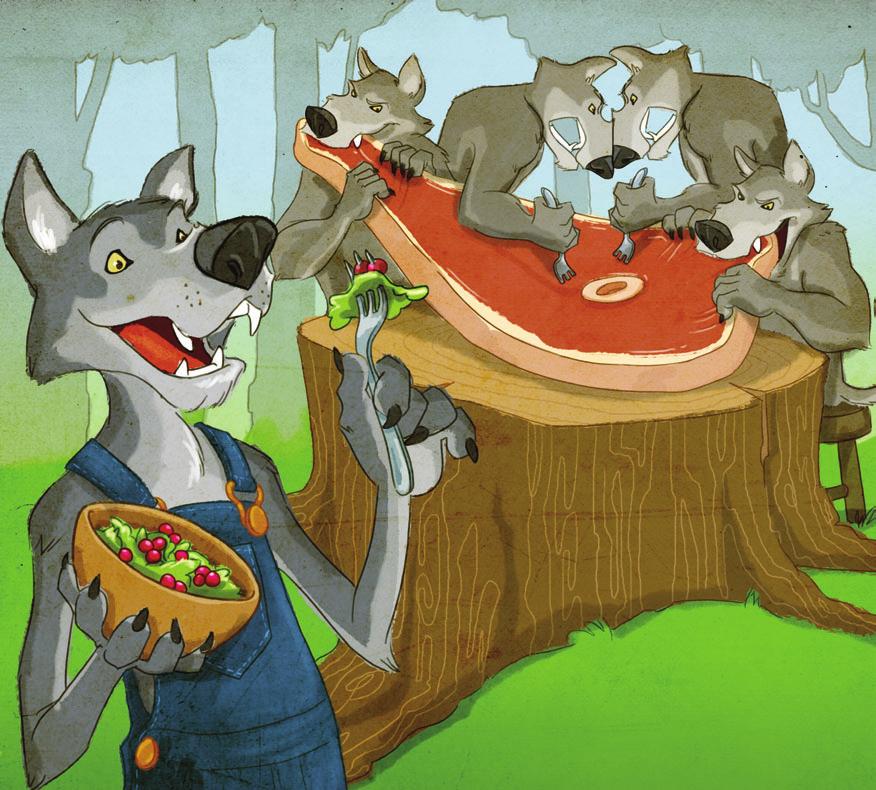Chapter One Veggie Wolf My name is Reggie Wolf, and I m the youngest of five brother-wolves.
