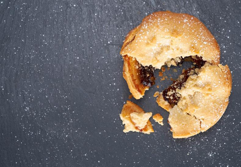 luxury Mincemeat, baked to perfection and lightly dusted with icing sugar.
