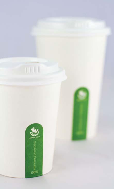 FPA AUSTRALIA What makes Envirochoice coffee cups different? Most paper coffee cups are paper coated with Low Density Polyethylene (LDPE) derived from oil.