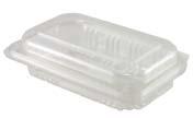 FPA AUSTRALIA RECYCLED PET FRESH VIEW CONTAINERS CLEAR HINGED LID EnviroChoice Recycled PET Fresh View containers are one