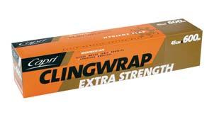 FPA AUSTRALIA CLINGWRAPS CAPRI EXTRA STRENGTH CLINGWRAP Capri extra strength clingwrap is made to the highest Food Grade PVC specification ISO standards and is manufactured in Australia for the