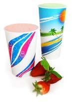 COLD CUPS COLD DRINK CUPS PAPER DRINK CUPS C-DC9780 Drink Cup Plain 12 oz 80 x 118 2000 cups / carton 100 cups / sleeve C-DC9785 Milk Shake 16 oz Swirl Printed 90 x 128 C-DC9786 Milk Shake 22 oz