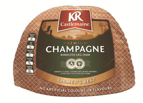 Champagne Ham Halves R/W