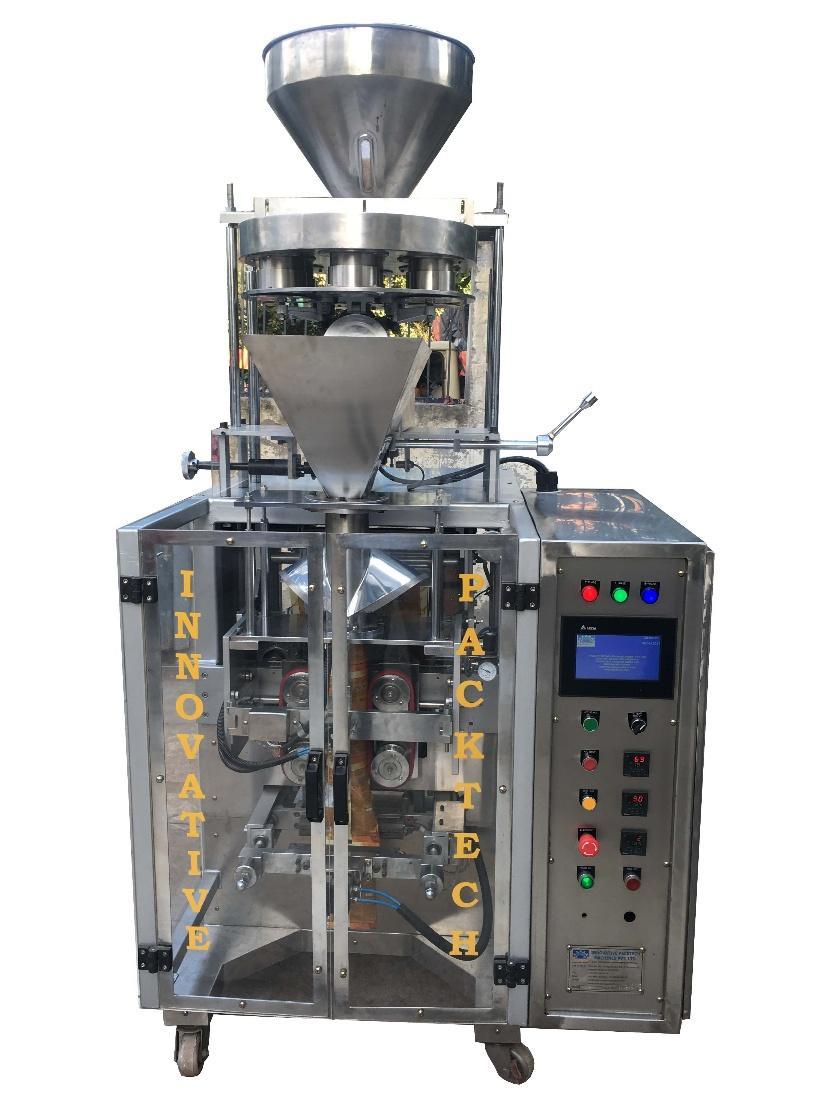 Price : 5,50,000 Technical Specifications: Pack Size : 100gms-1000gm Roll Width : 150mm(Min) - 400mm(Max) Automation : PLC Controlled, PID Temp Controller, HMI Speed : 40-50 Bag/Min