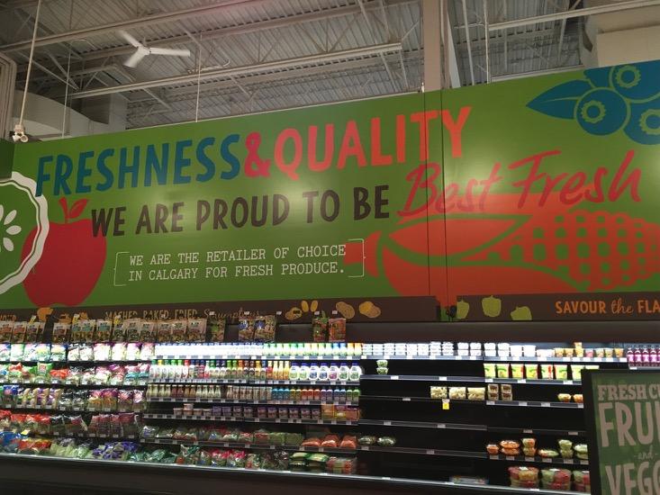 Calgary Co-op s rebrand as centres around the Best Fresh positioning and the
