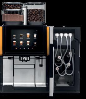 Thanks to direct connection to a compatible WMF coffee machine, these coffee mix specialities can be saved as standard drinks on the coffee machine display in just a few simple steps, with over 20