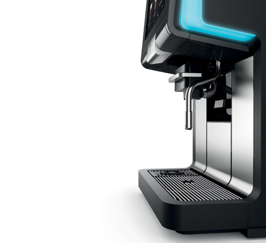 Geared towards medium-sized coffee enterprises in a wide range of areas, numerous templates ensure that the fully automatic machine fulfils the needs of all users visually, functionally and