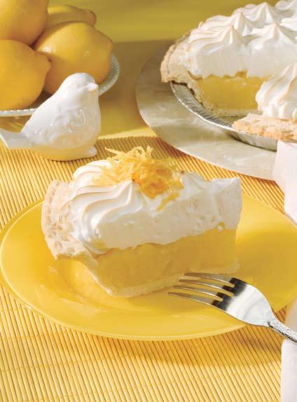 Lemon Merinque Pie Zesty lemon flavor and creamy