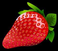 Name Strawberries On each strawberry, there are about 200 seeds. Did you know that strawberries are a super food?