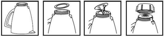HOW TO OPERATE a b c d 1. Turn the jar upside down (a), place the gasket on the bottom of jar (b), turn the blades upside down on top of the gasket (c), and screw the bottom collar on firmly. 2.