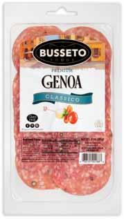 40 cs Busseto Salami Black Pepper Sliced 12/8 oz 03810100965 12995 2.
