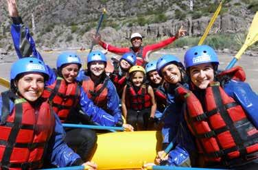 Manzano Historico, Andeluna Lunch, Hotel Potrerillos Day 3 (B, L) Mountain Adventures in Argentina Rafting Day 4 (B, L) After checkout, meet you guide and head into the rocky Andes Mountains on a
