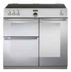 STERLING 900 STERLING 900DFT 900mm wide Sterling dual fuel range cooker Variable rate dual circuit electric grill Tall fanned electric oven with a 9 litre capacity piece gas hob with 5 burners
