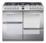 STERLING 000 5 5 STERLING 000DFT 000mm wide Sterling dual fuel range cooker Variable rate dual circuit electric grill